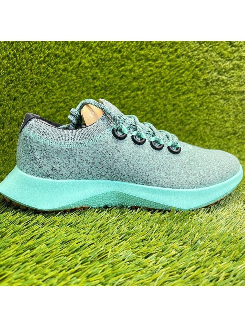 Allbirds Wool Dasher 2 Mizzle Womens Size 9.5 Mens 8 Buoyant Mint Running Shoes